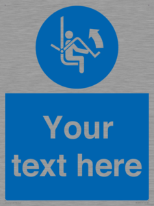 Custom Mandatory: Open safety bar of chairlift